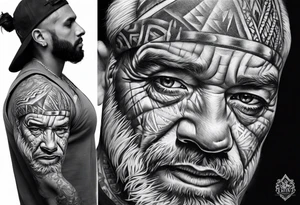 Father strong tattoo idea