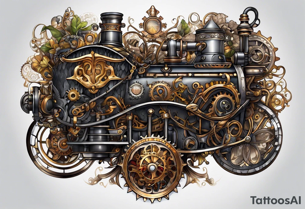 Steampunk tattoo idea