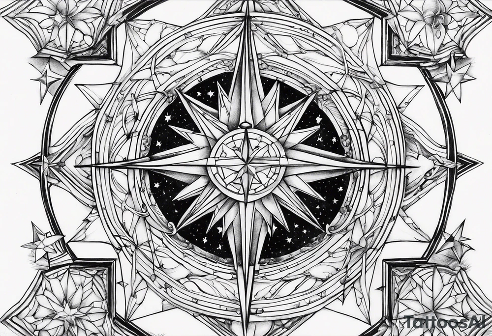 Constellation of stars January 3rd 2003 tattoo idea