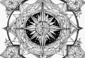 Constellation of stars January 3rd 2003 tattoo idea