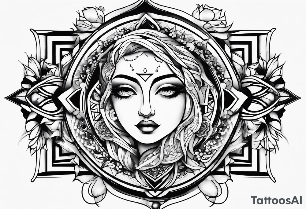 God is love tattoo idea