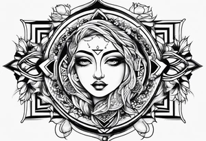 God is love tattoo idea