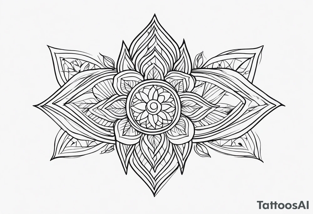 Un tatouage Amérindiens Simple en bandeau tattoo idea