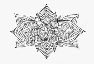Un tatouage Amérindiens Simple en bandeau tattoo idea