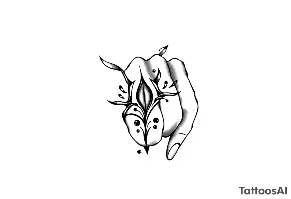finger tattoo on the finger tattoo idea