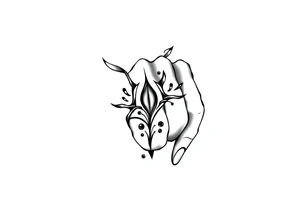 finger tattoo on the finger tattoo idea