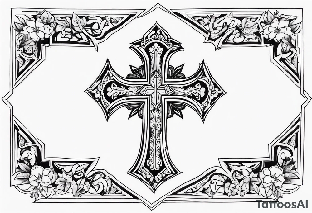 cross tattoo idea