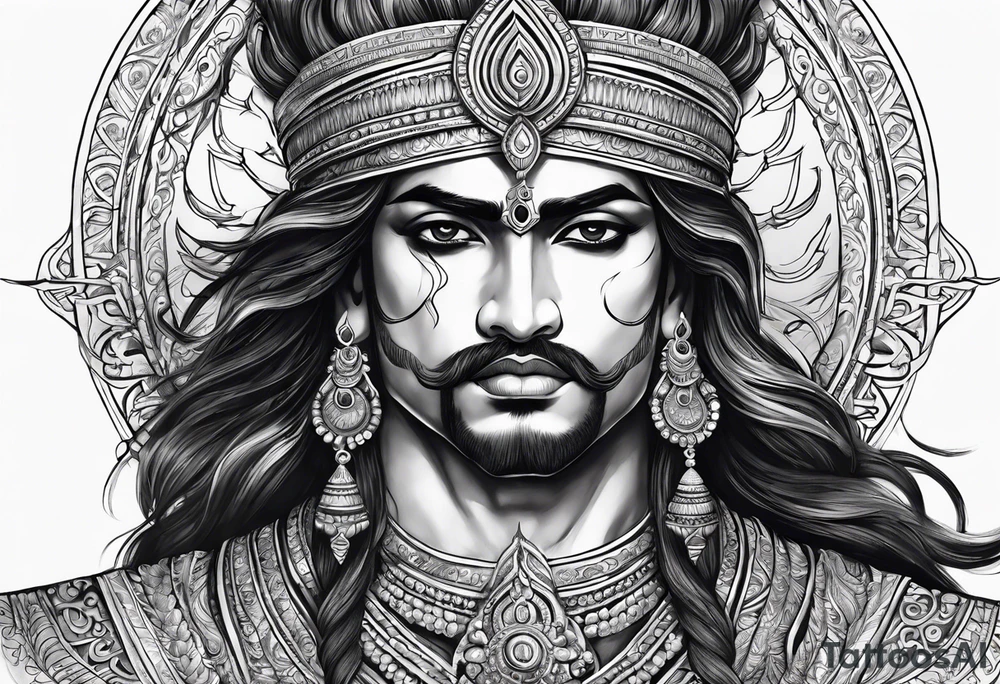 Karna Mahabharata tattoo idea