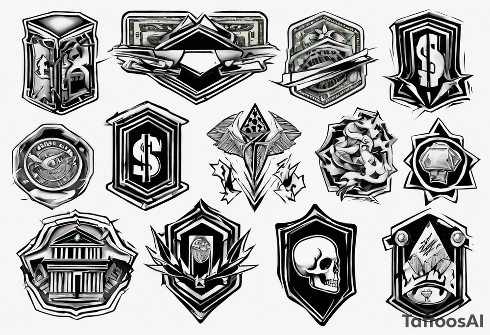 money in the bank tattoo idea