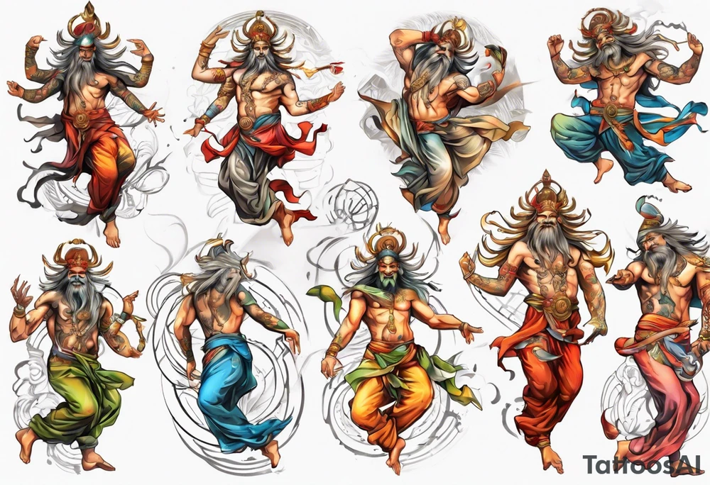 The god of dance tattoo idea