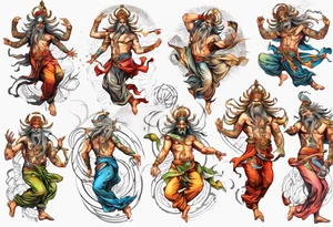 The god of dance tattoo idea
