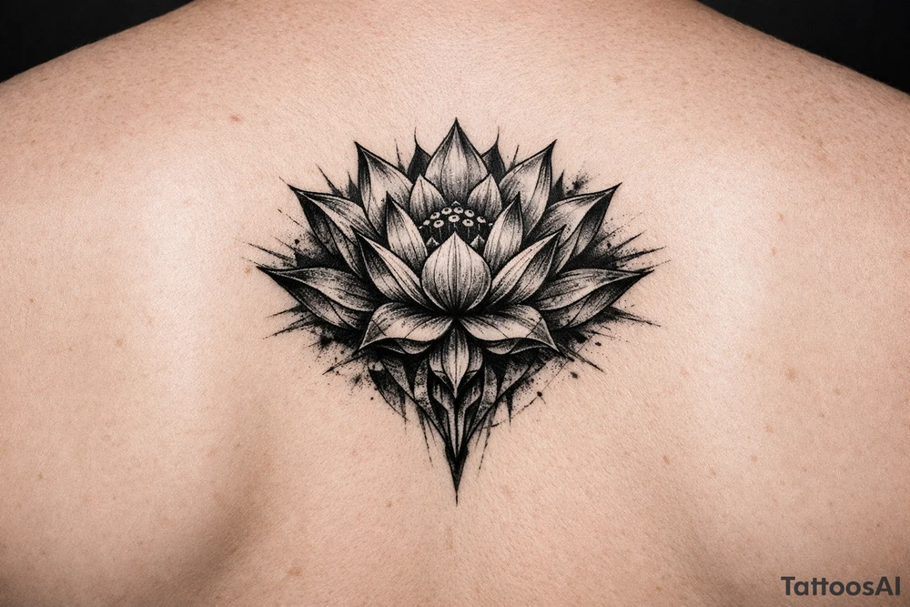 Cover up tatoo flor lotus tattoo idea