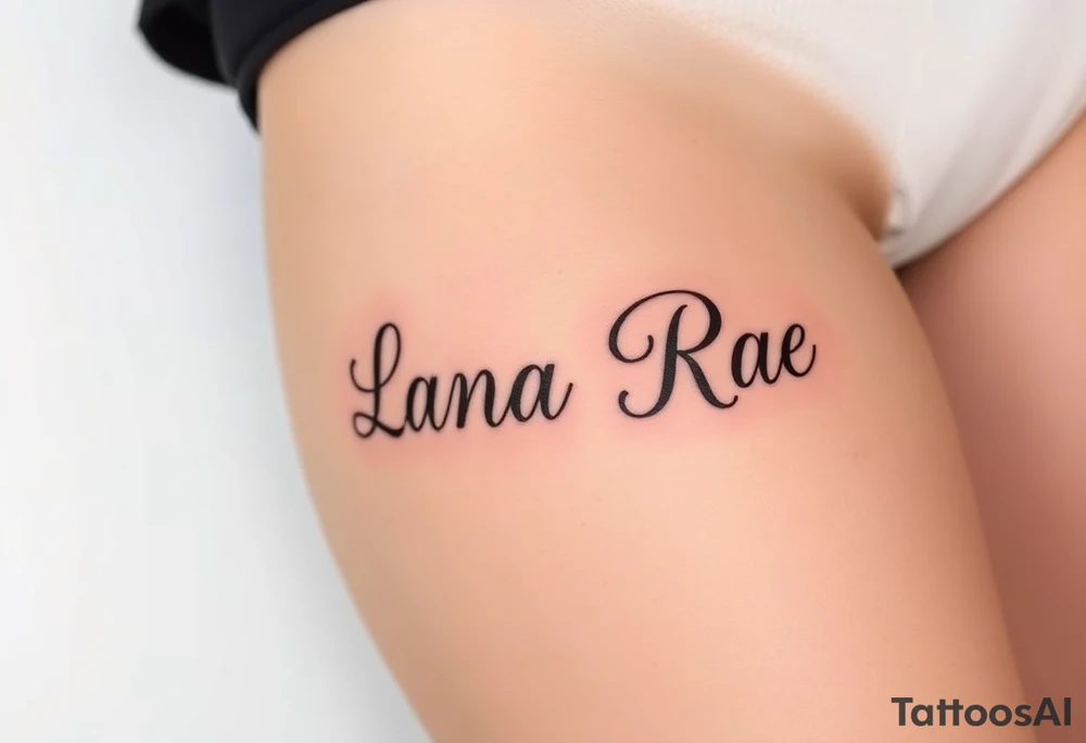 Lana Rae tattoo idea