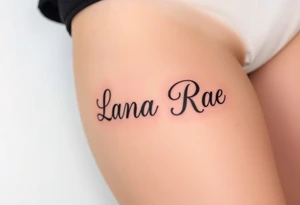 Lana Rae tattoo idea