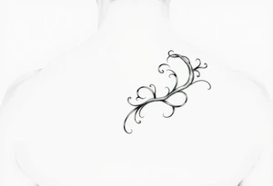 Go back to what it was before. I want fine lines. I want more organic tendrils. tattoo idea