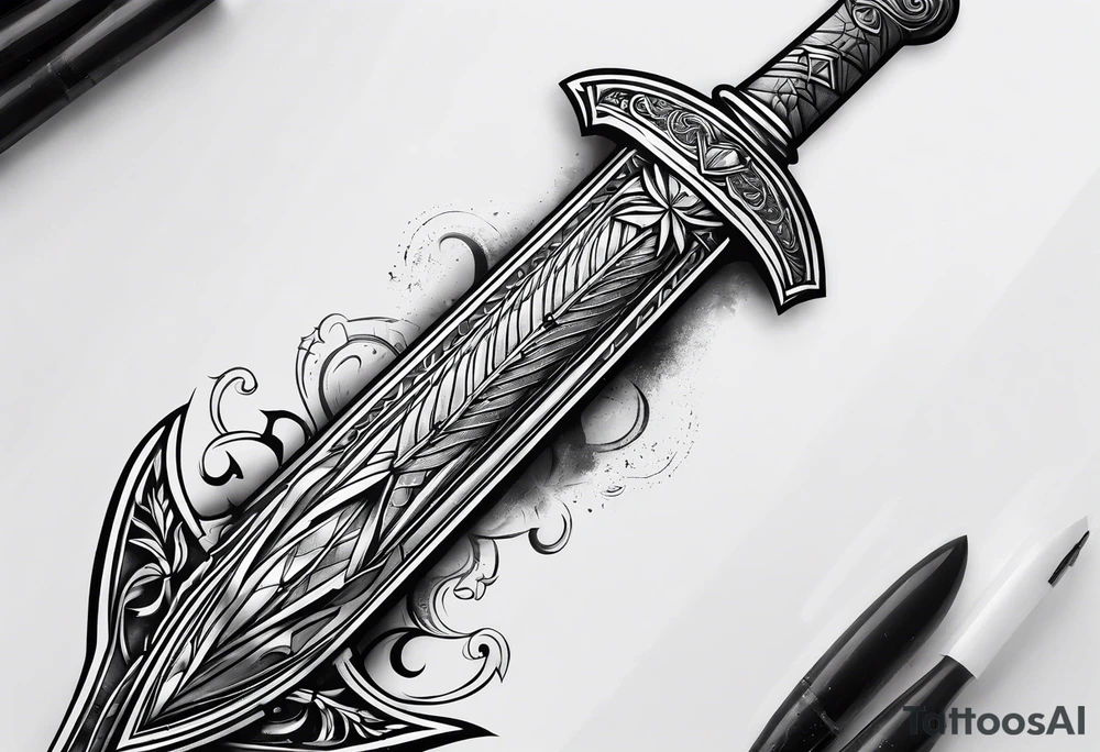 Assassin's creed dagger tattoo idea