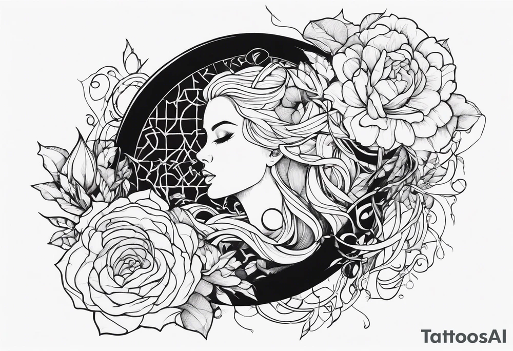 let the impulse to love and the instinct to kill entangle to one tattoo idea