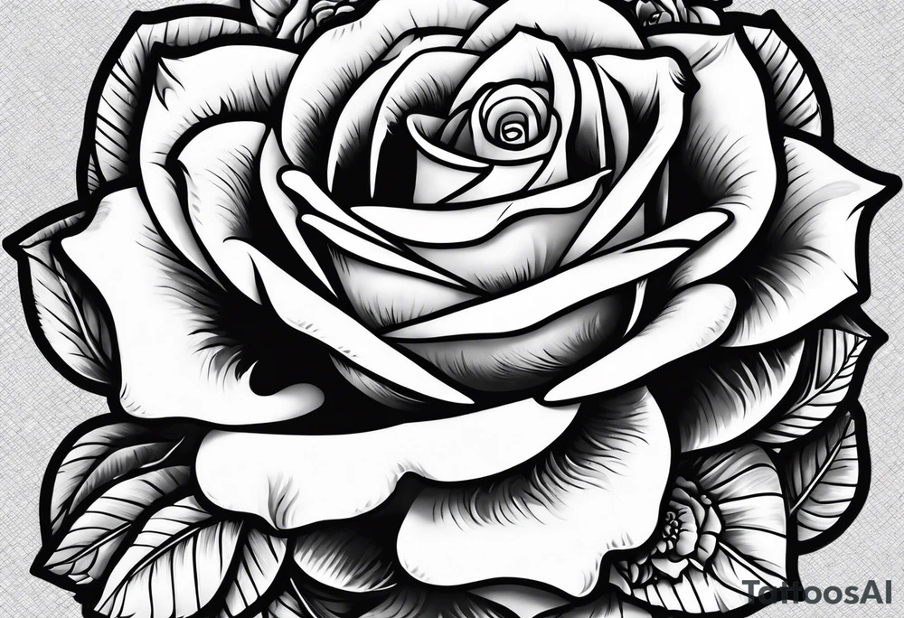 Praying hands with rose and dove tattoo idea