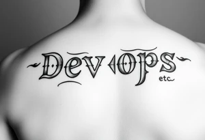 Devops tattoo it words cimputstios etc tattoo idea