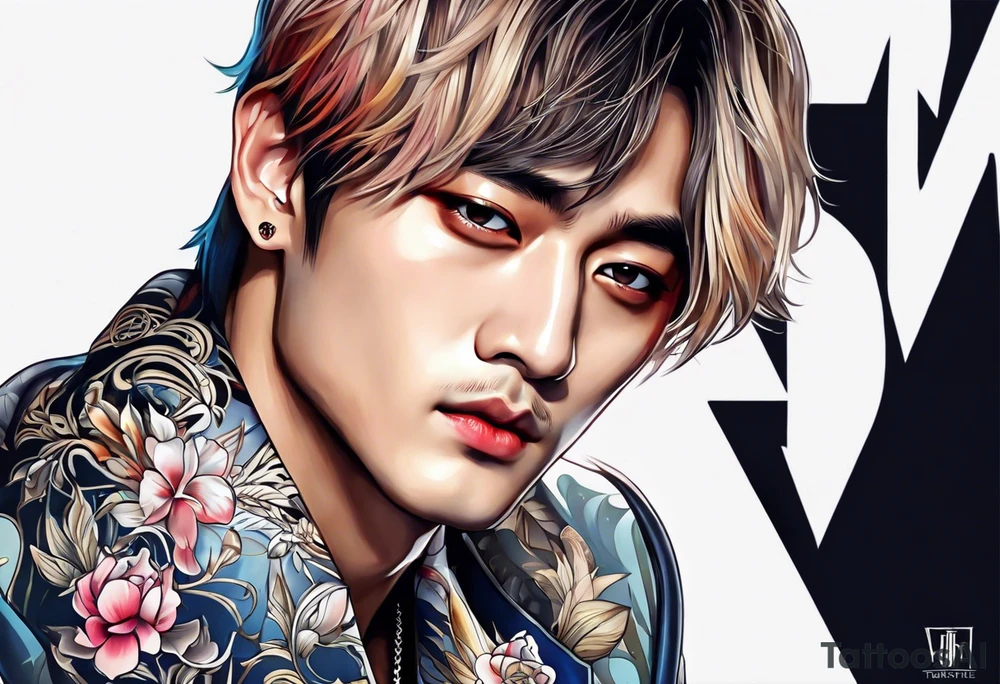 Kim Taehyung tattoo idea