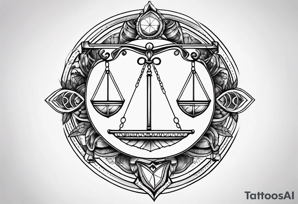 Libra Pisces Scorpio tattoo idea