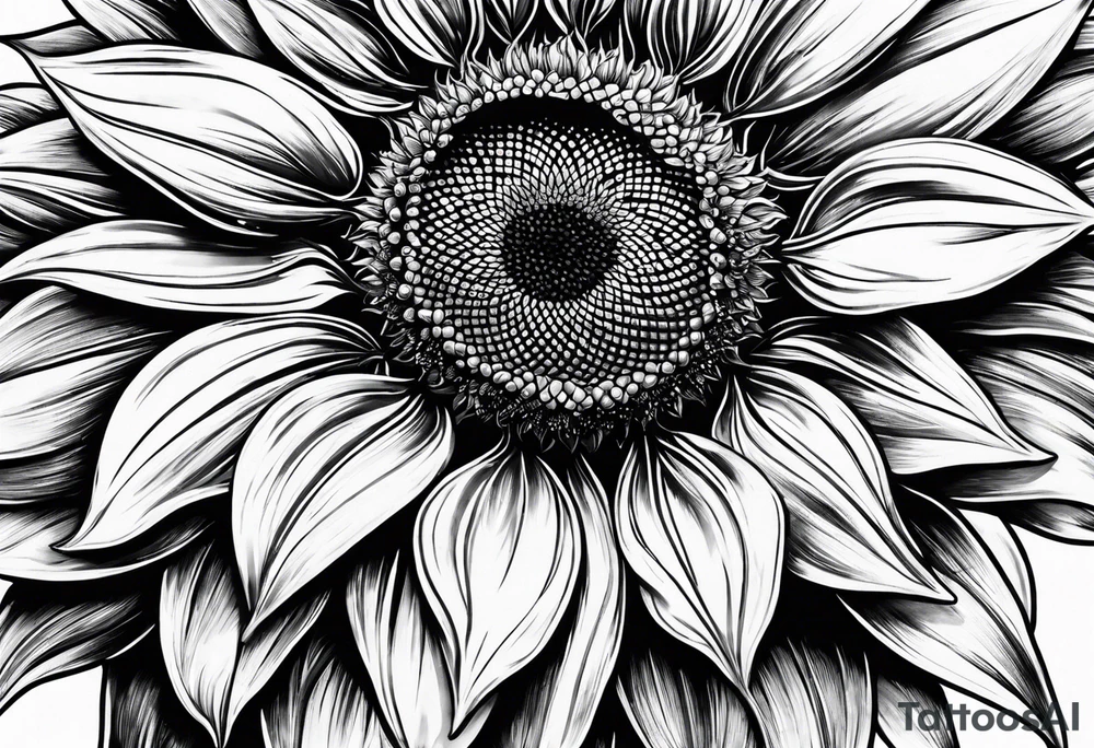 Sunflower sleevr tattoo idea