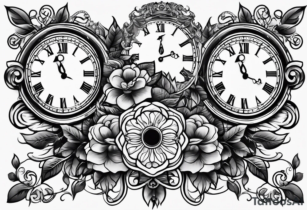 Tattoo which represent the flow of time tattoo idea