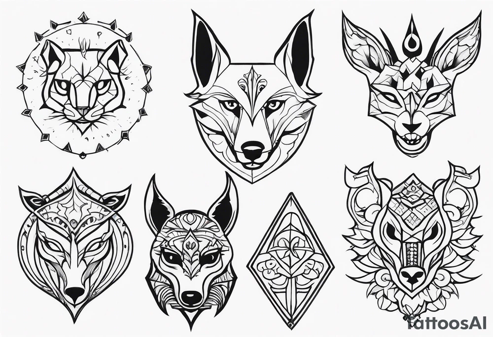 medievil animals tattoo idea