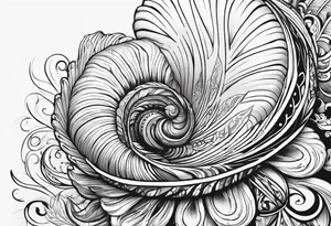 Natilaus shell tattoo idea