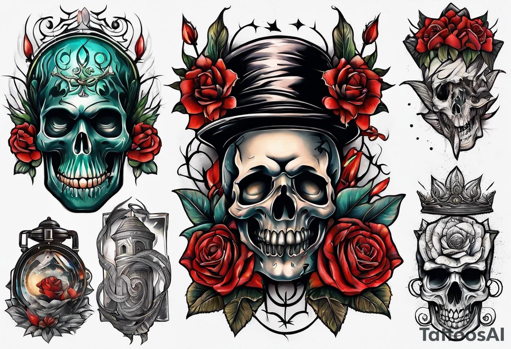 Horror tattoo tattoo idea