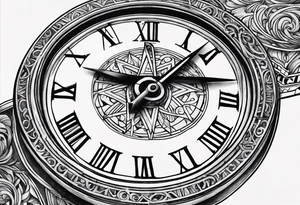 Roman numeral 1955 tattoo idea