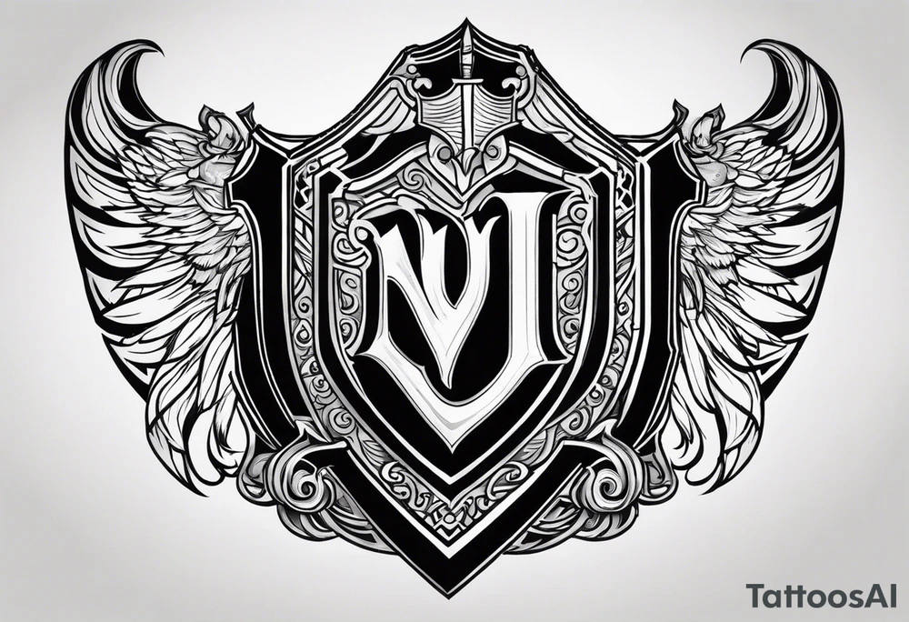 Valhalla shield tattoo idea