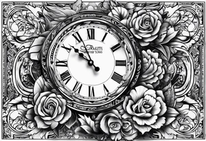 Time is money tattoo idea