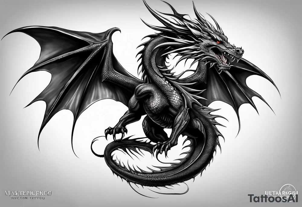 Dragon tattoo idea