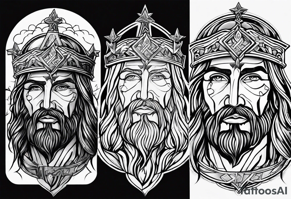 jesus tattoo idea