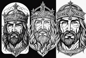 jesus tattoo idea