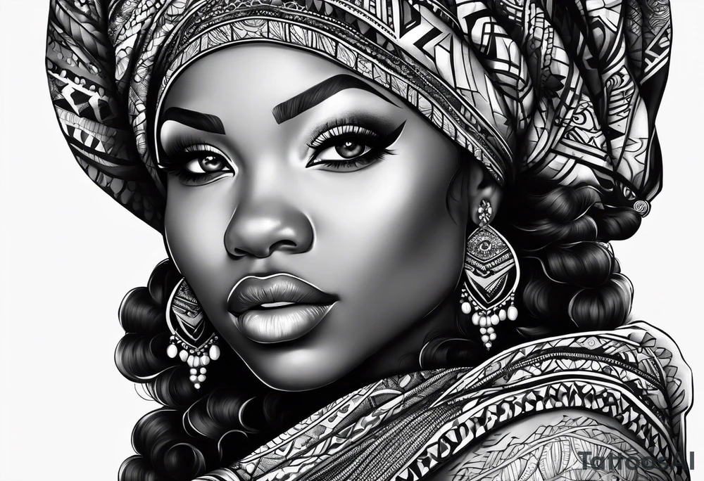 First time mom, Africa America baby girl named My'Liah tattoo idea