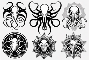 Cthulhu theme tattoo idea