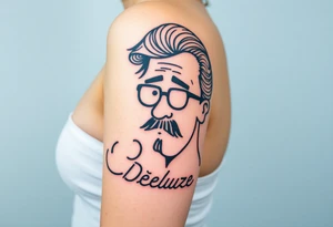 uma tatuagem que expresse a filosofia de Deleuze tattoo idea