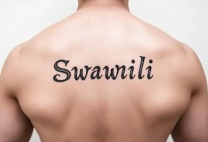 swahili language tattoo ideas tattoo idea