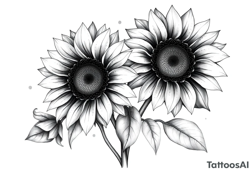 Sunflowers tattoo idea