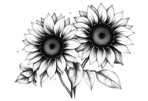 Sunflowers tattoo idea