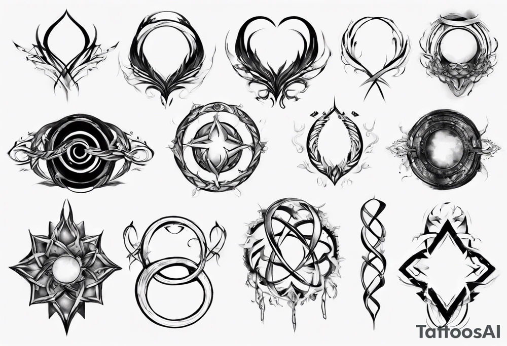 infinity loop 11-19-23 Χαρά tattoo idea