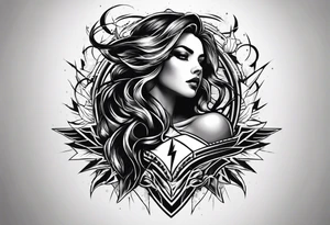 Lightning bolt tattoo idea