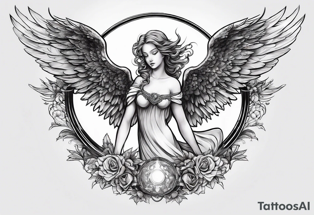angel's halo tattoo idea
