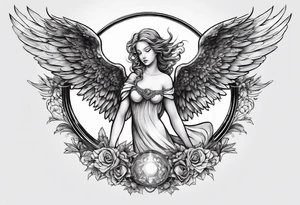 angel's halo tattoo idea