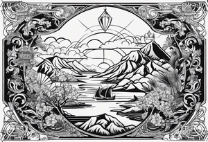 Representation of the book of Genesis tattoo idea
