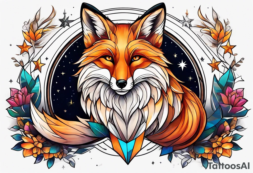 full fox look at the star tattoo idea