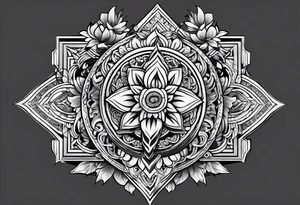 Vietnamese traditional tattoo idea