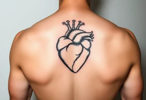 heart.  Somewhere has names pat and kathy tattoo idea